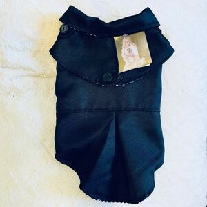 Jessica Simpson Black & Pink Dog Gingham Lining Trench Coat